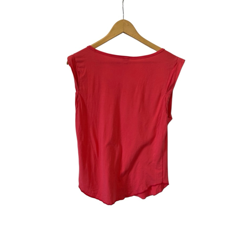 Women's Wilfred Coral Casual Short Sleeve Tee Shirt Small - Picture 6 of 9